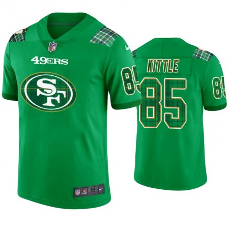 Herren San Francisco 49ers Trikot George Kittle 85 St. Patricks Day Mitternachtsgrün Herren San Francisco 49ers Trikot George Kittle 85 St. Patricks Day Mitternachtsgrün